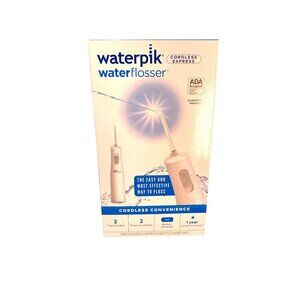 Waterpik Water Flosser Cordless Express  Clinically Proven Plaque Removal  2 Tip